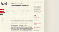 Desktop Screenshot of boletindeloteriasytoros.com